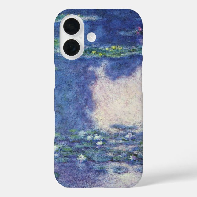 Coques Case-Mate iPhone Nymphéas dans l'étang par Claude Monet, Art ancien (Verso)