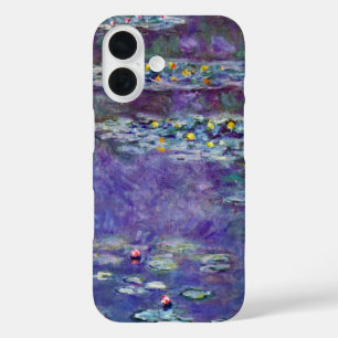 Coque Pour iPhone 16 Nymphéas par Claude Monet, Impressionnisme Vintage