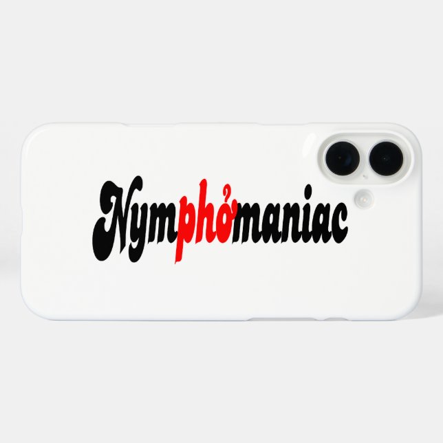 Coques Case-Mate iPhone Nymphomane (Verso (horizontal))
