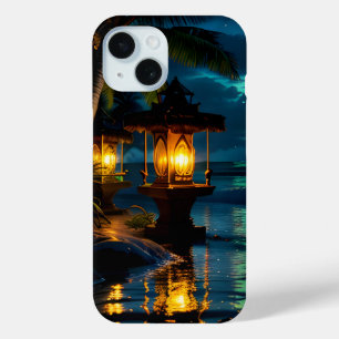 Coque Case-Mate iPhone Oasis de vision tropicale Nuit 4