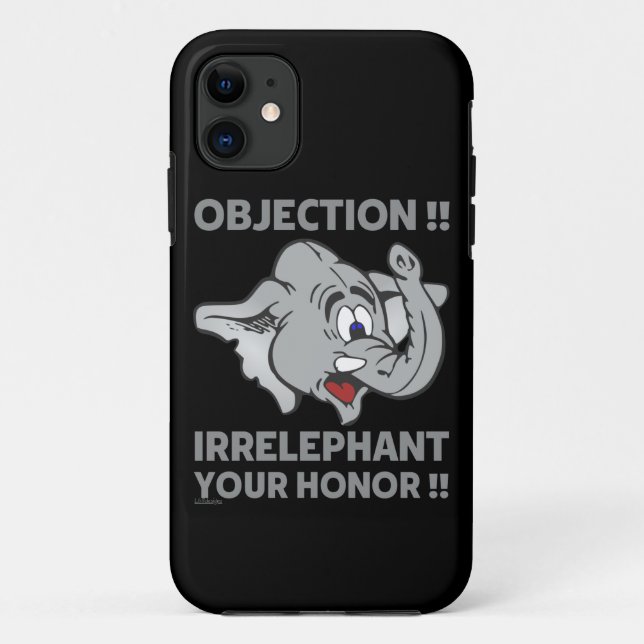 COQUES Case-Mate iPhone OBJECTION ! IRRELEPHANT VOTRE HONNEUR ! (Dos)