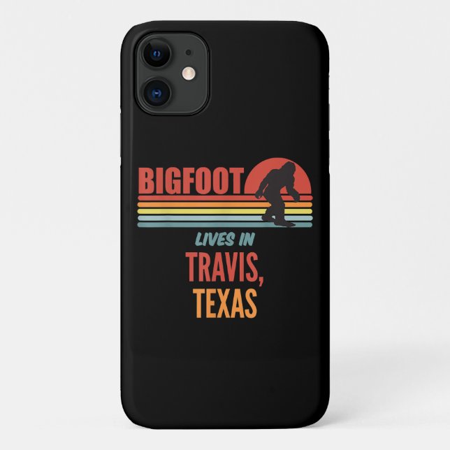 Coques Case-Mate iPhone Observation de Bigfoot à Travis Texas  (Dos)