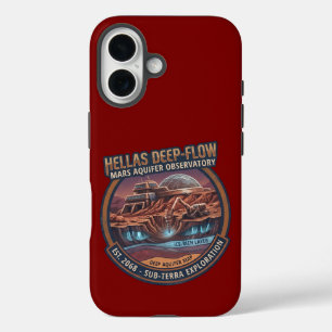 Coque Pour iPhone 16 Observatoire de l'aquifère de Hellas Deep-Flow sur