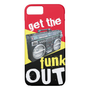 Case-Mate iPhone Case Obtenez The Funk Out Music Lover Boombox 1980