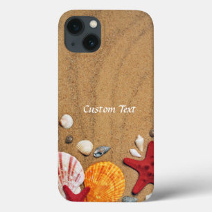 Case-Mate iPhone Case Ocean Beach Seashells Red Starfish Personnalisé