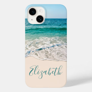 Coque Case-Mate iPhone Ocean Beach Shore pour ajouter votre nom