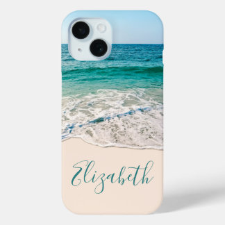 Coque Case-Mate iPhone Ocean Beach Shore pour ajouter votre nom