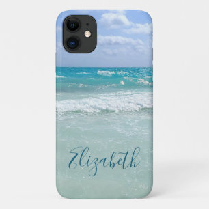Case-Mate iPhone Case Ocean Beach Waves Ajouter Votre Nom