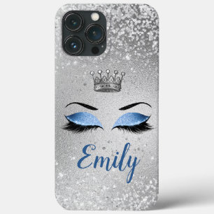 Case-Mate iPhone Case Océan bleu bleu Parties scintillant yeux Monogramm