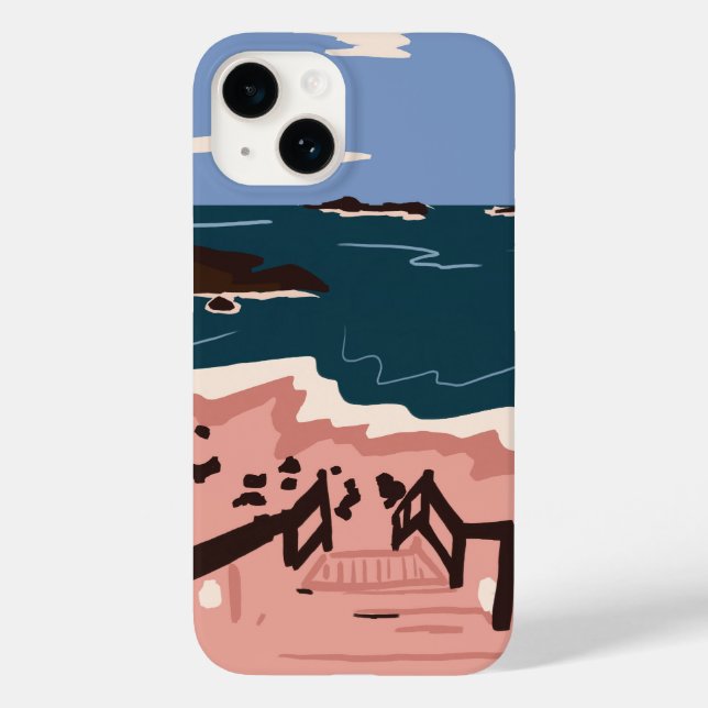 Coques Case-Mate iPhone Ocean Blues (Verso)
