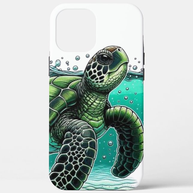 Coques Case-Mate iPhone 🌊 Ocean Explorer Sea Turtle 🐢 (Verso)