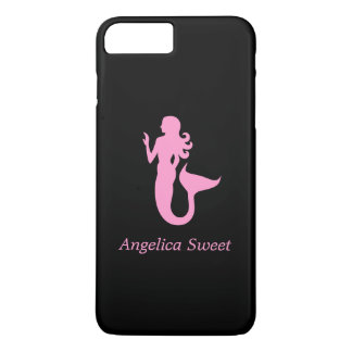Coque iPhone 7 Plus Ocean Glow_Rose-on-Black Mermaid_personnalisée