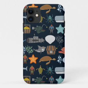 Case-Mate iPhone Case Océan Habitants Motif 1