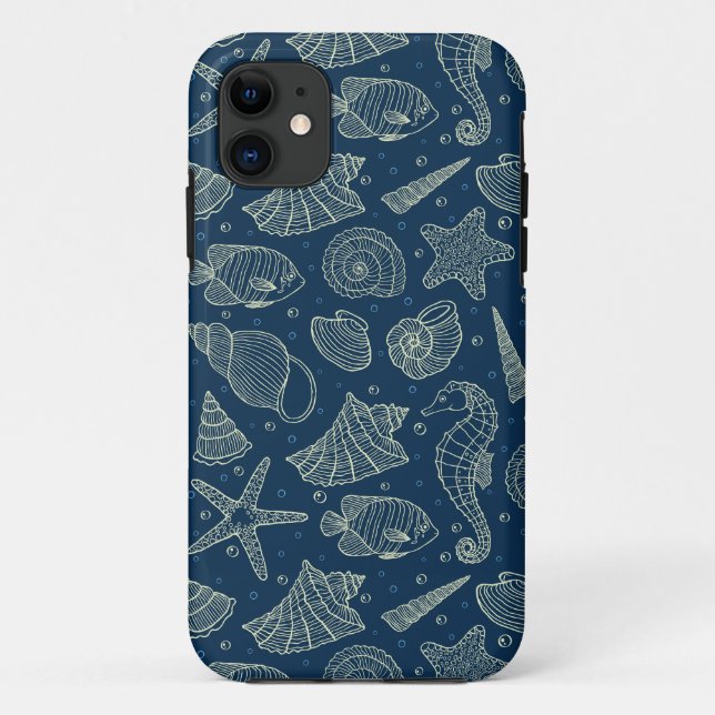 Coques Case-Mate iPhone Océan Inhabitants Motif 2 (Dos)