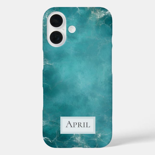 Coques Case-Mate iPhone Océan Sarcelle (Verso)