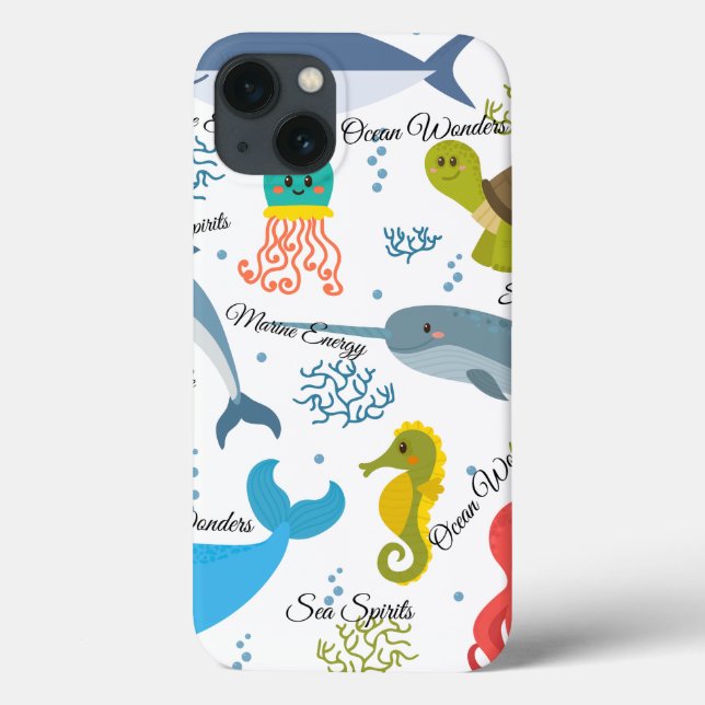 Coques Case-Mate iPhone Ocean Wonders Sea Life Ocean CreatMotif (Verso)