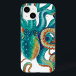 Coque Case-Mate iPhone Octopus Turquoise aquarelle Art<br><div class="desc">L'art octopique</div>