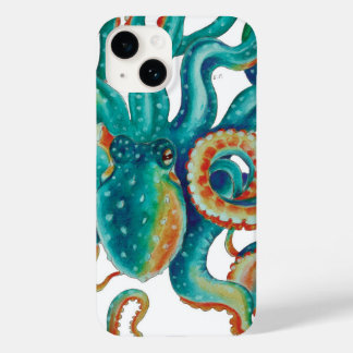 Coque Case-Mate iPhone Octopus Turquoise aquarelle Art