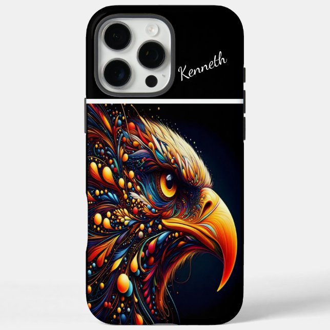 Coques Case-Mate iPhone Œil d'aigle de couleur (Verso)