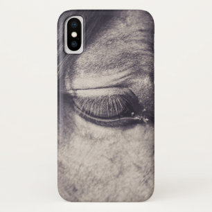 Coque iPhone X Œil de cheval 002