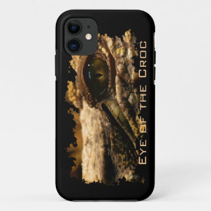 Coque iPhone 11 Oeil de crocodile, Reptile, Faune, Art animal