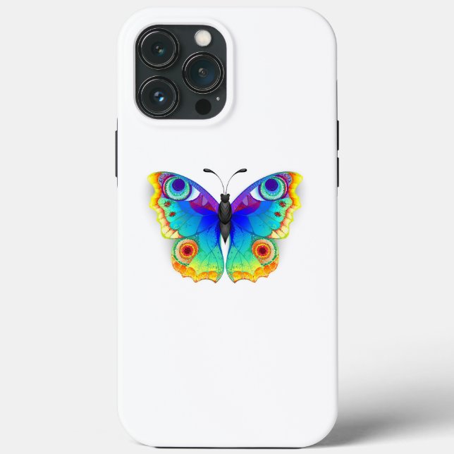 Coques Case-Mate iPhone Oeil de paon arc-en-ciel (Verso)