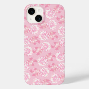 Coque Pour iPhone 14 Oeillets blancs de dianthus rose pâle