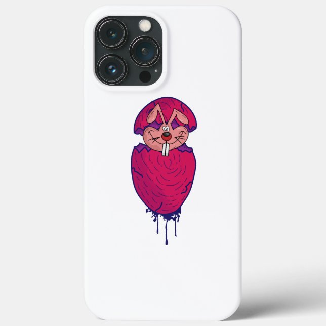 Coques Case-Mate iPhone OEuf de lapin de Pâques, Joyeux Jour de Pâques (Verso)