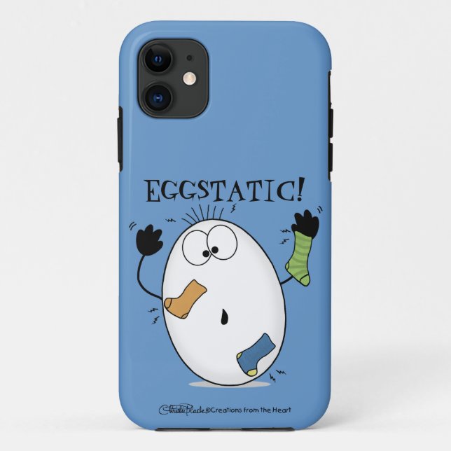 Coques Case-Mate iPhone Oeuf Éggstatique-Ecstatique (Dos)