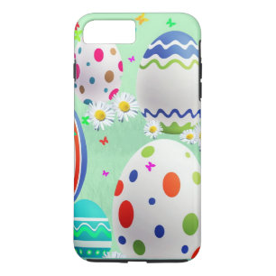 Coque iPhone 8 Plus/7 Plus Oeufs de Pâques