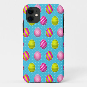 Coque Case-Mate Pour iPhone Oeufs de pâques colorés sur l'arrière - plan de