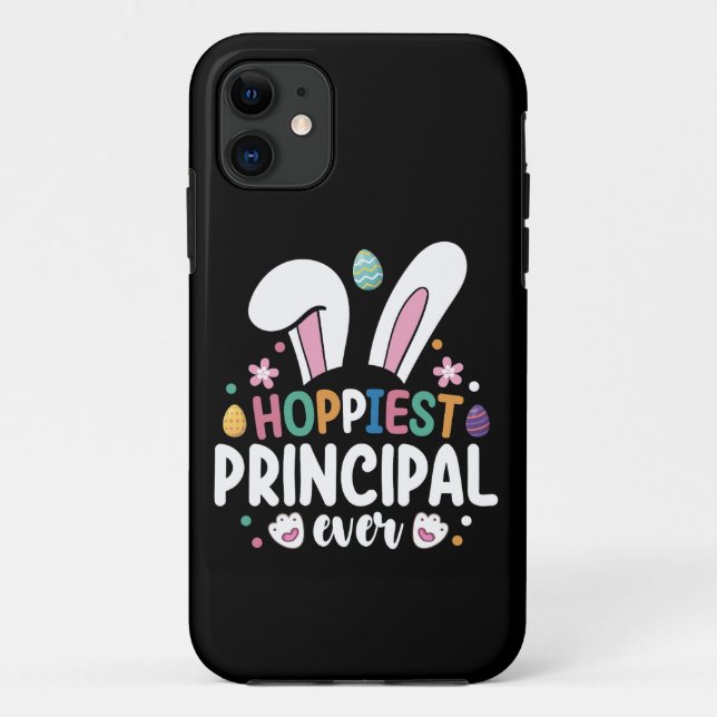 Coques Case-Mate iPhone Oeufs de Pâques du Lapin de l'école du directeur l (Dos)