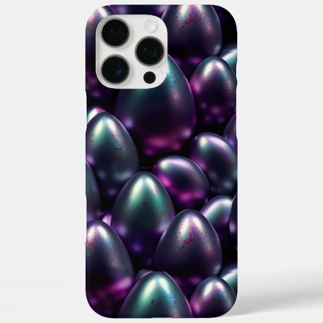 Coques Case-Mate iPhone Œufs de Pâques lunatiques (Verso)