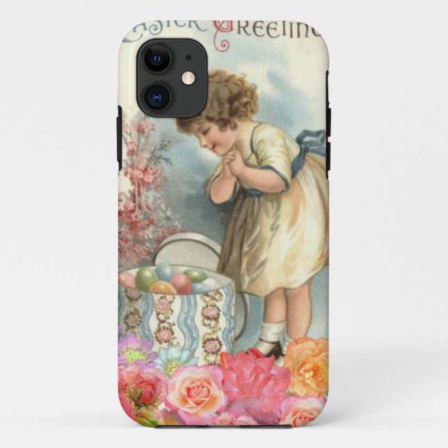 Coques Case-Mate iPhone oeufs de pâques victoriens (Dos)