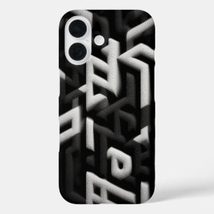 Coque Pour iPhone 16 Oeuvre Abstraite