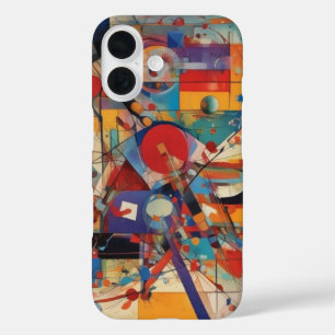 Coque Pour iPhone 16 Oeuvre Abstraite moderne