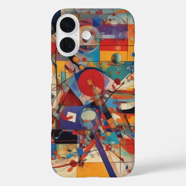 Coques Case-Mate iPhone Oeuvre Abstraite moderne (Verso)