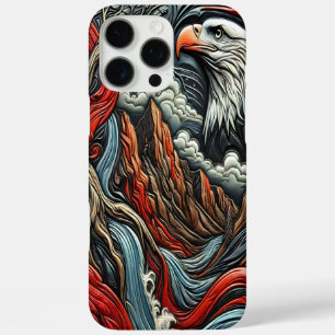 Coque iPhone 16 Pro Max Oeuvre d'Aigle de la Majesté de la nature