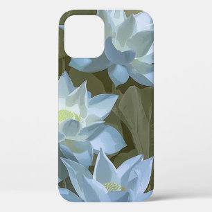 Case-Mate iPhone Case OEuvre d'art acrylique du Lotus blanc 