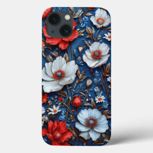 Case-Mate iPhone Case Œuvre d'art florale vibrante