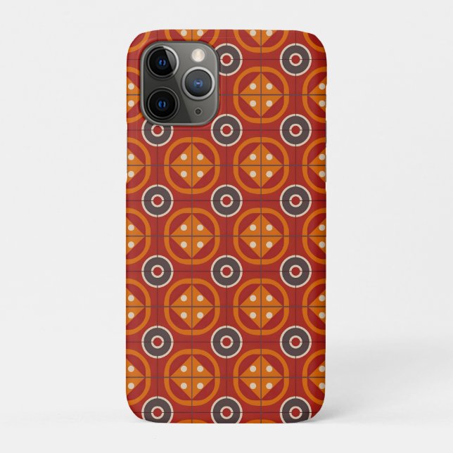 Coques Case-Mate iPhone Œuvre d'art géométrique abstrait (Dos)