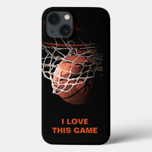 iPhone 13 Case Oeuvre de basket-ball