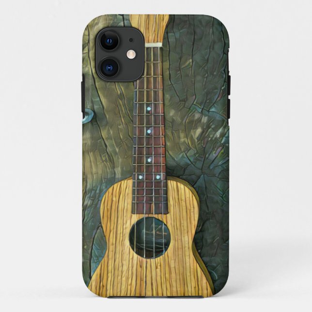 Coques Case-Mate iPhone oeuvre de guitare vintage (Dos)