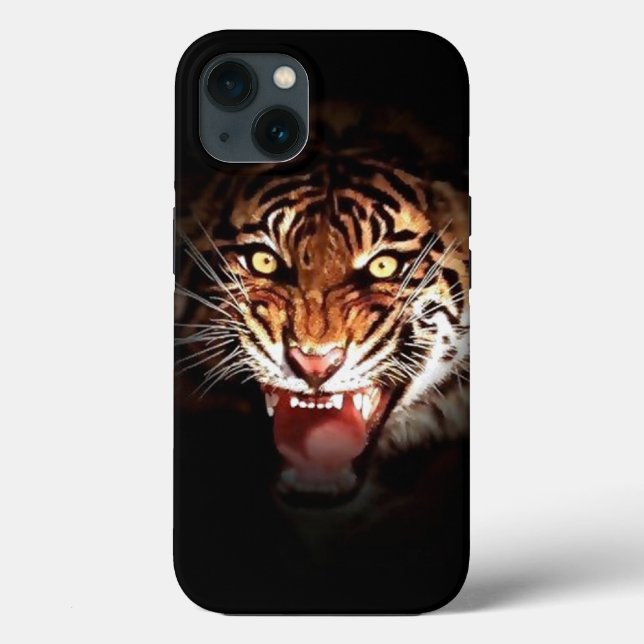 Coques Case-Mate iPhone Oeuvre de tigres sauvages (Verso)