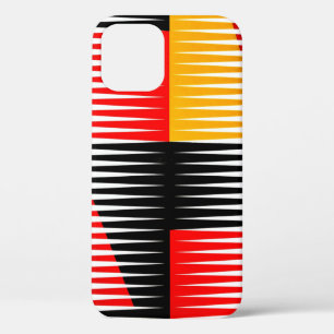 Case-Mate iPhone Case OEuvre rouge, noire et jaune