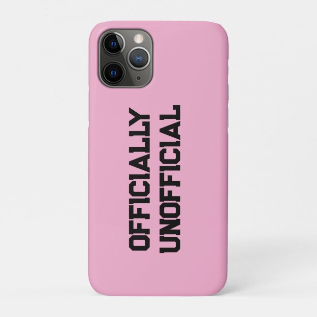 Coques Case-Mate iPhone Officiellement non officiel (Dos)