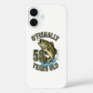 Coque Pour iPhone 16 OFishally 50 Ans Amateur de Pêche 50e Anniversaire