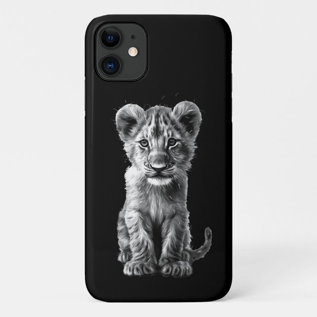 Coques Case-Mate iPhone Oh Bébé Gros Chat Cub Gris (Dos)