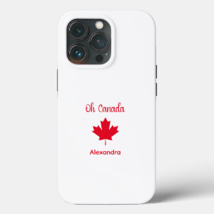 Case-Mate iPhone Case Oh Canada   Elégante feuille d'érable rouge