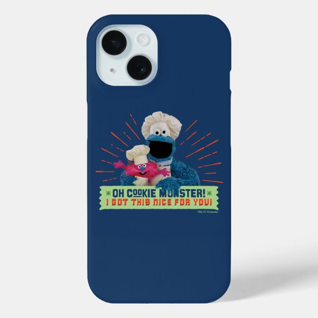 Coques Case-Mate iPhone Oh Cookie Monster ! J'Ai Compris Ça Bien Pour Toi (Verso)